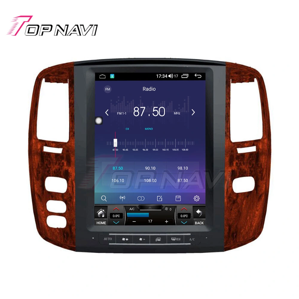 Écran vertical navigation GPS voiture pour Lexus Lx470 2002 2003 2004 2005 2006 2007 Auto Tesla style radio stéréo multimédia Lecteur