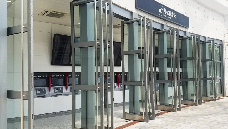 Commercial Entry Doors Large Integrated Automatic Swing Door