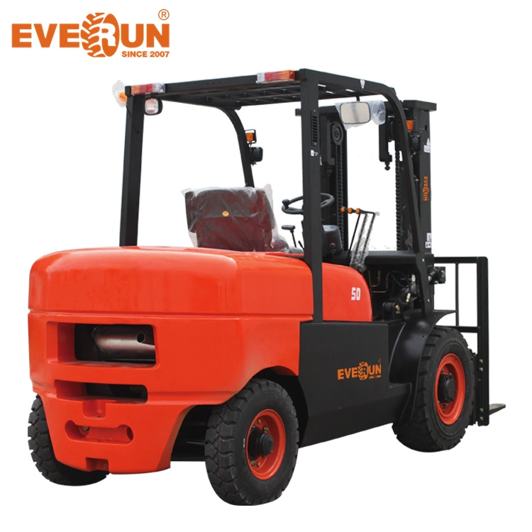 Comercio al por mayor Everun Feder50 Euro5 5ton carretilla elevadora Diesel Industrial fabricante de China