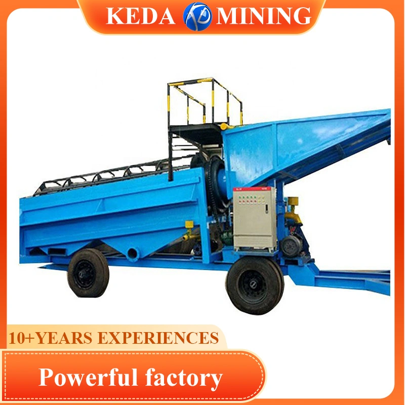 Keda Placer Gold Gravity Separator Mining Equipment Ore Processing Trommel Screen Diamond Wash Plant