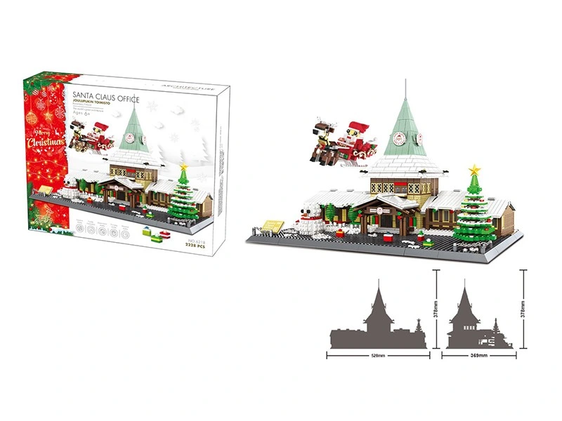 Promotion Geschenk Weihnachtsbaum DIY Baustein Spielzeug für Weihnachten