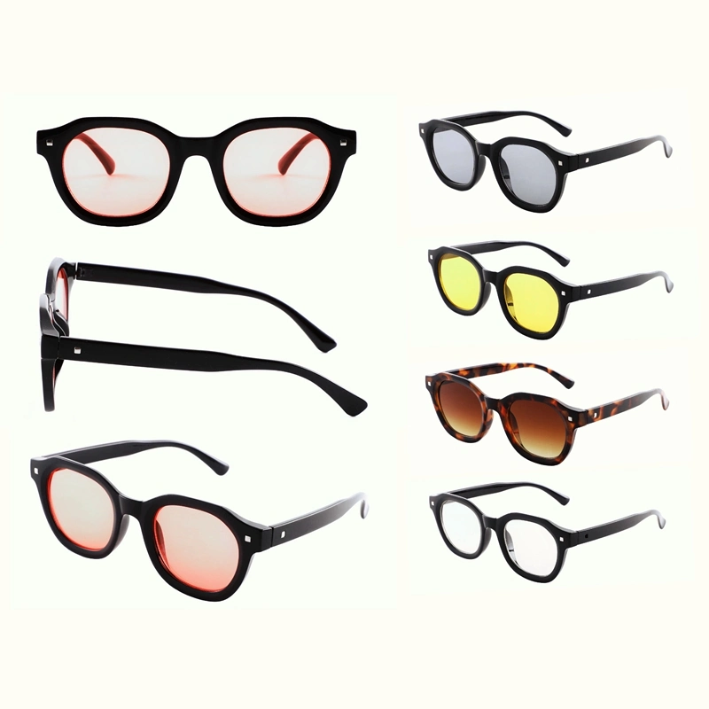 New Designer Fashion Computer Glasses for Women Men Anti Blue Light Orange Lens Optical Spectacle Eyeglass