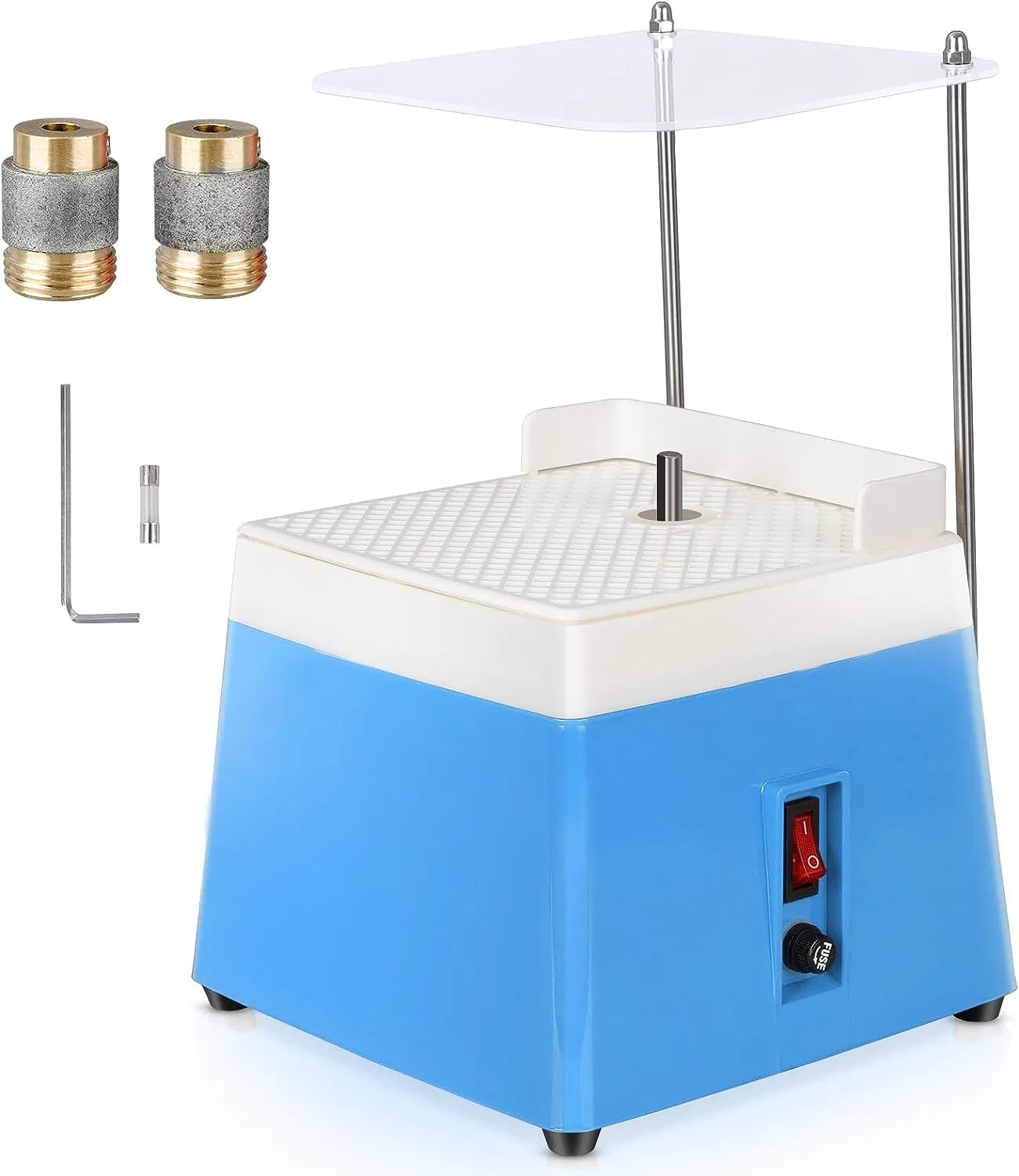 Mini Glass Grinder Machine for Diamond Ceramic Art DIY, Free 5/8inch Diamond Glass Grinder Bits Included British Standard Grinding Machine Hot Sale