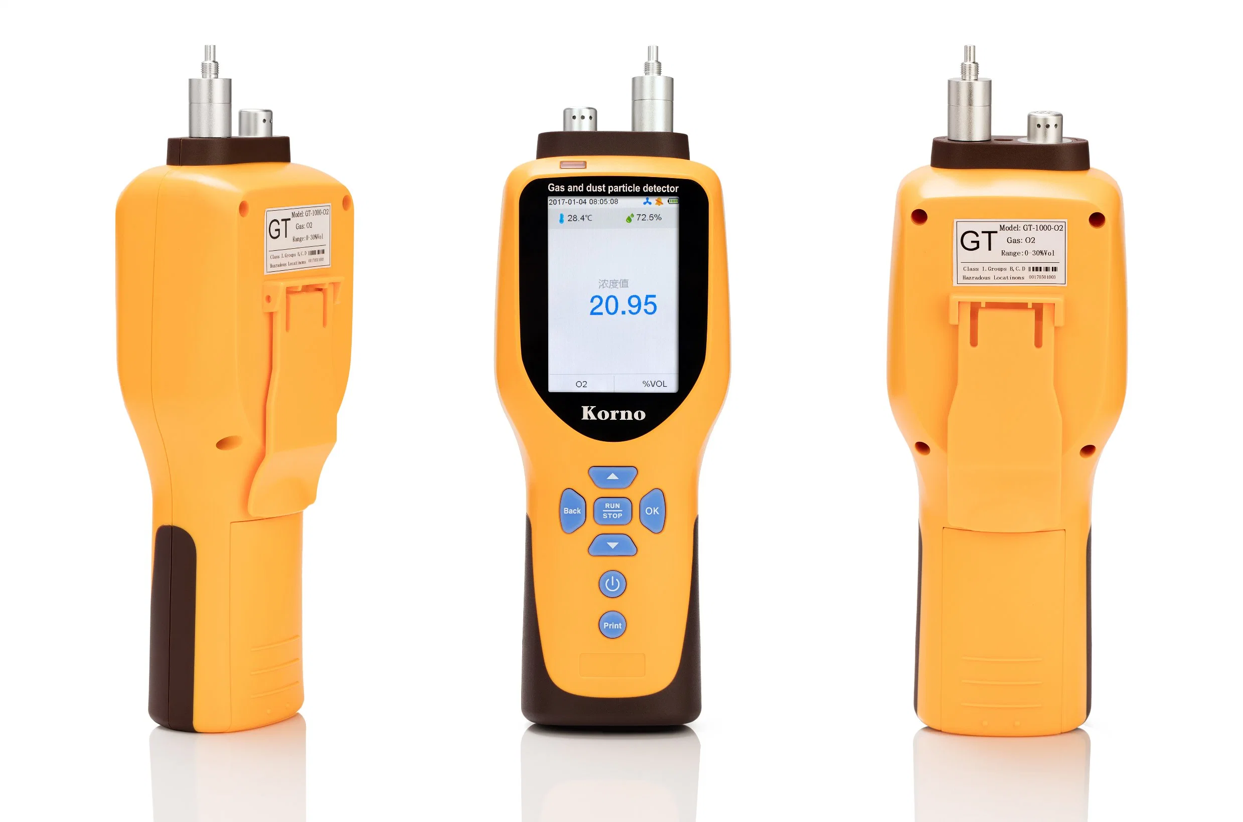 Détecteur de fuite de gaz et compteur de COV avec indicateurs STEL&amp;TWA (Capteur PID)