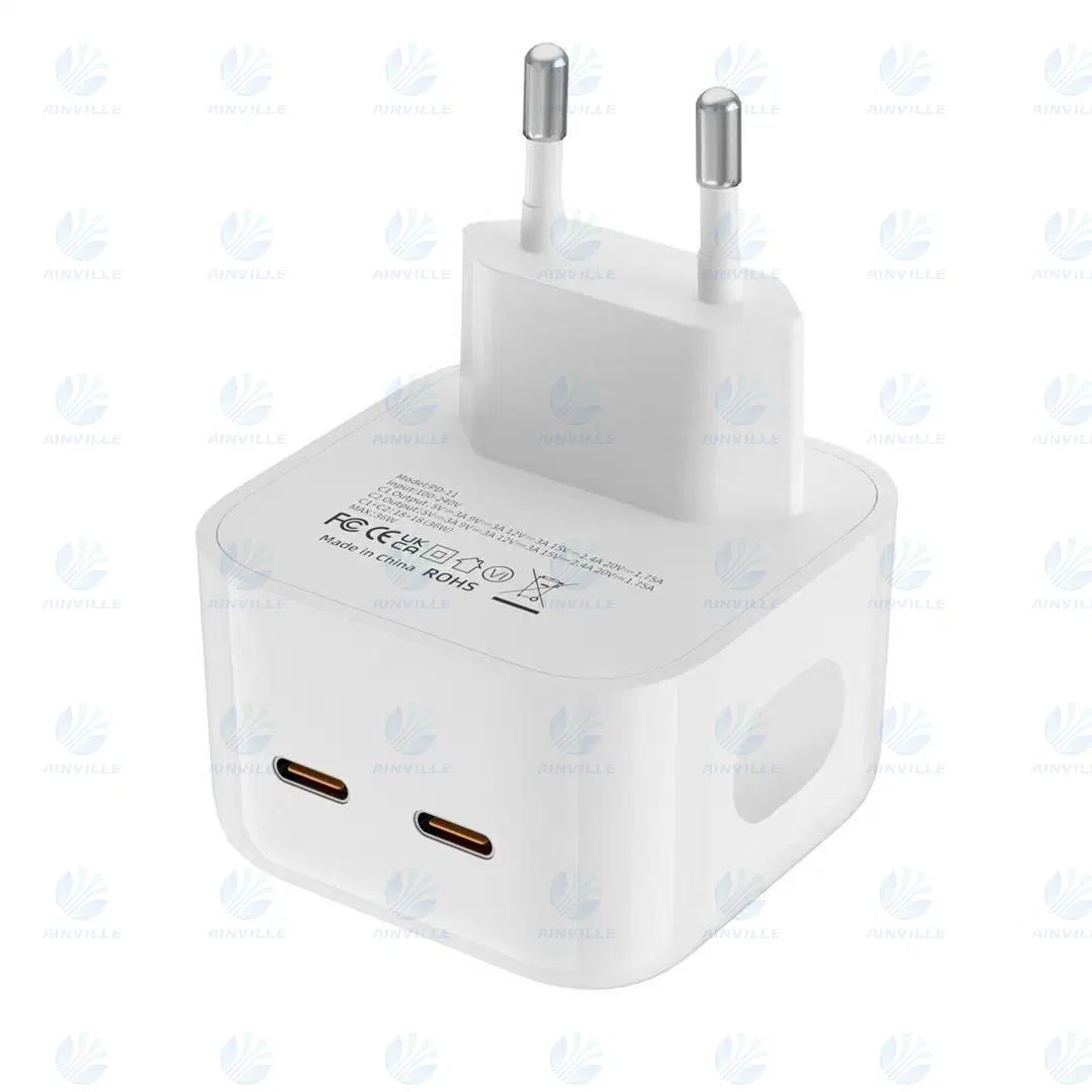 Preço barato versão atualizada Universal UK Plug 35W USB C Carregador de parede carregador USB C carregador de telemóvel de viagem