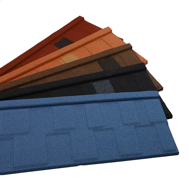 High quality/High cost performance Safety Stone Coated Metal Roofing Tile Building Materials