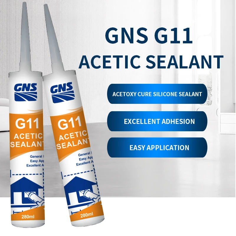 Gns Original Factory Building Material G11 Chemical Gp Rubber Glass Silicone Sealant Product Adhesive for Window