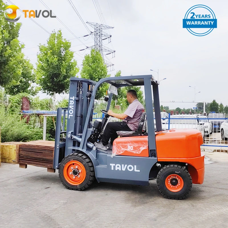 Forklift 2 Ton 2.5ton 3 Ton 3.5 Ton 4ton Diesel Forklift with Full Free Mast for Container Use