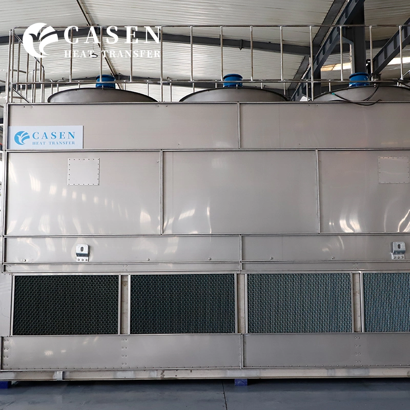 Efficient Nh3/Ammonia/R717/Refrigerant Evaporative Condenser Water Chiller for Refrigeration Compressor/Block Ice Machine/Cold Room