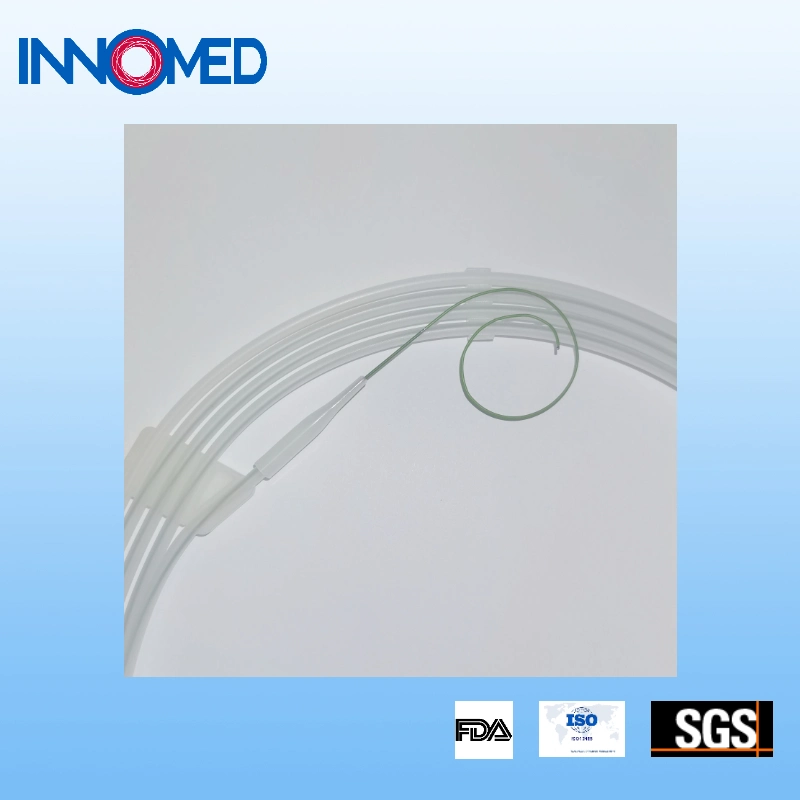 Cable guía no neurovascular recubierto de PTFE de alta calidad