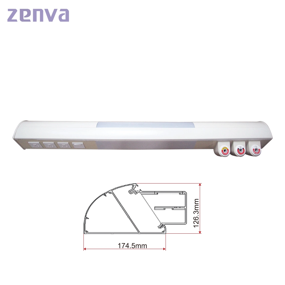 Horizontal/Customized/Cheap/Competitive/ Popular/Hospital Bed Head Unit Prices for ICU Room Caring Bh-Mex002