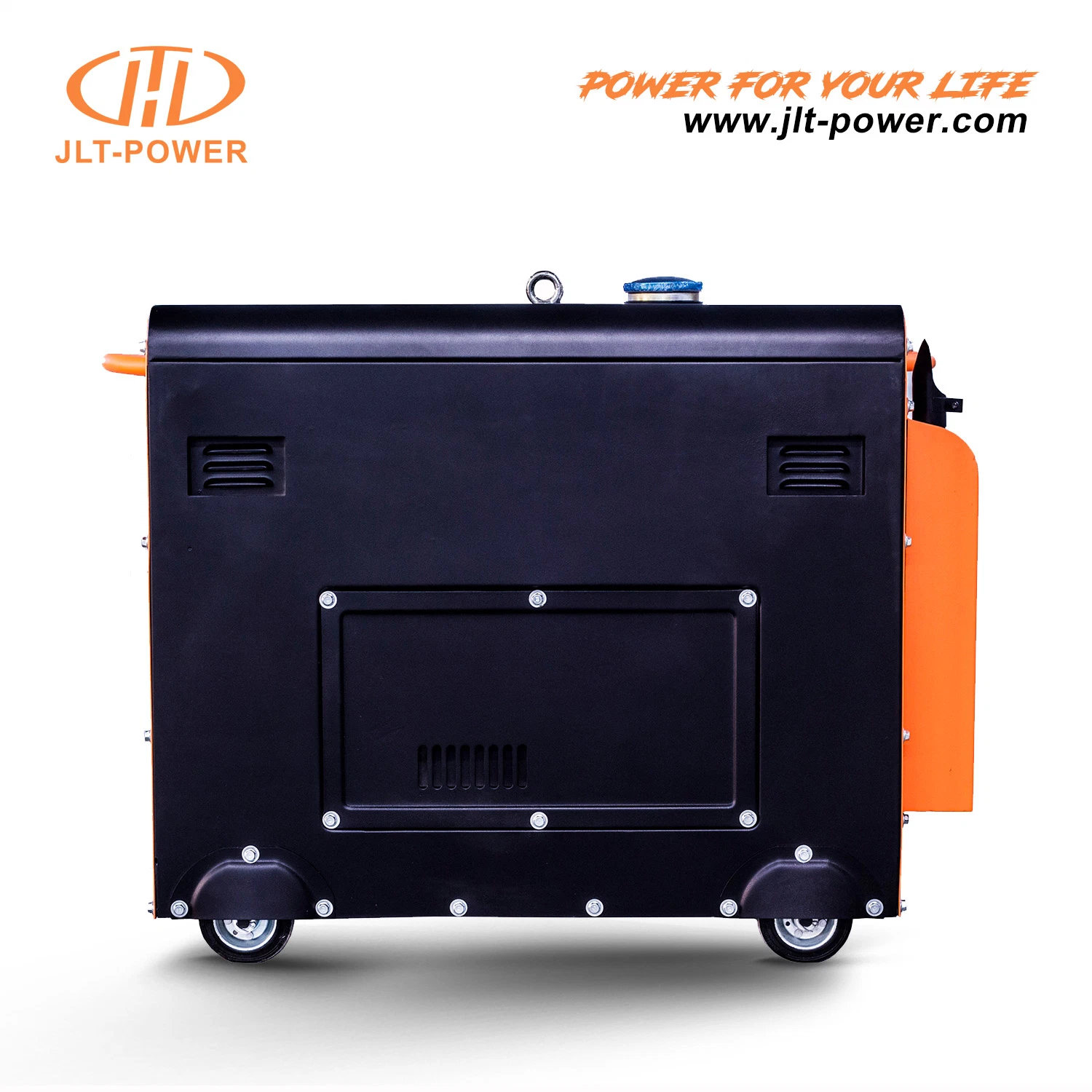 JLT Power Brand 6,0kw 6,0kva 12HP/8,3A Generador de Energía Eléctrica silencioso Motor diesel de dosel con sistema de sonido