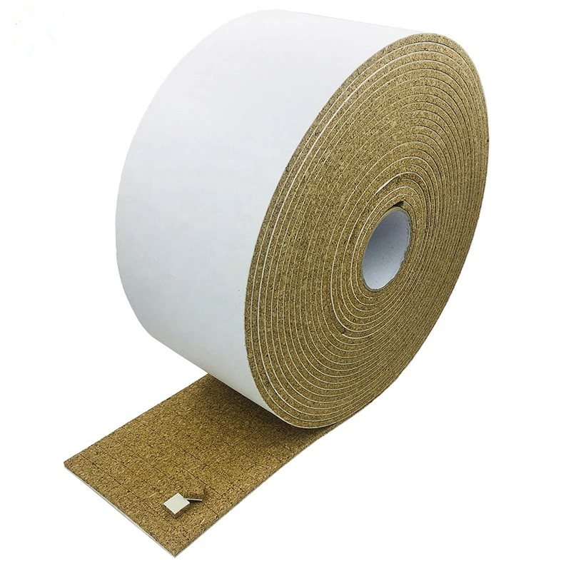 18*18*5+1mm Paper Liner Rolls Glass Protection Adhesive Cork with Cling Foam Spacer Separator Cork Pads