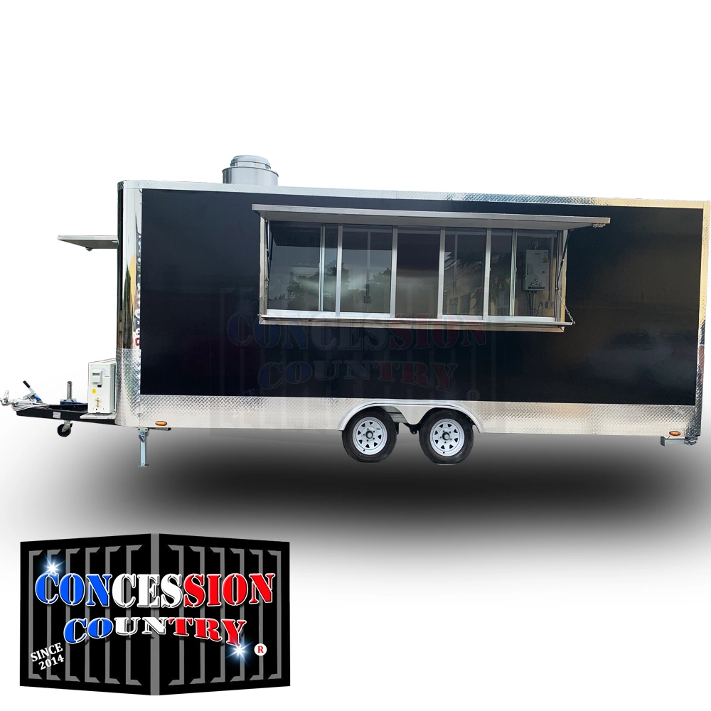 Custom Mobile Food Trucks Brand New Mobile Kitchen Food Trailer Street Catering Food Carts for Sale