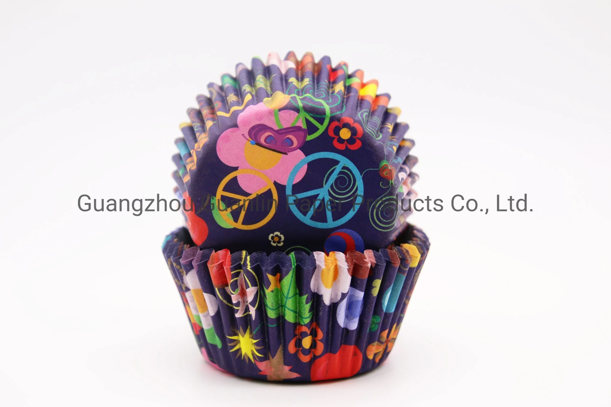 Colorful Custom Fashion Paper Cupcake Case Bc1565