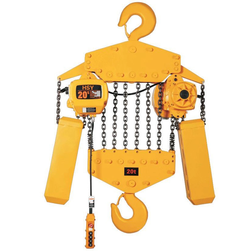 Wireless Remote Control Handle 5000kg Hand Chain Block Electric Hoist with High Speed