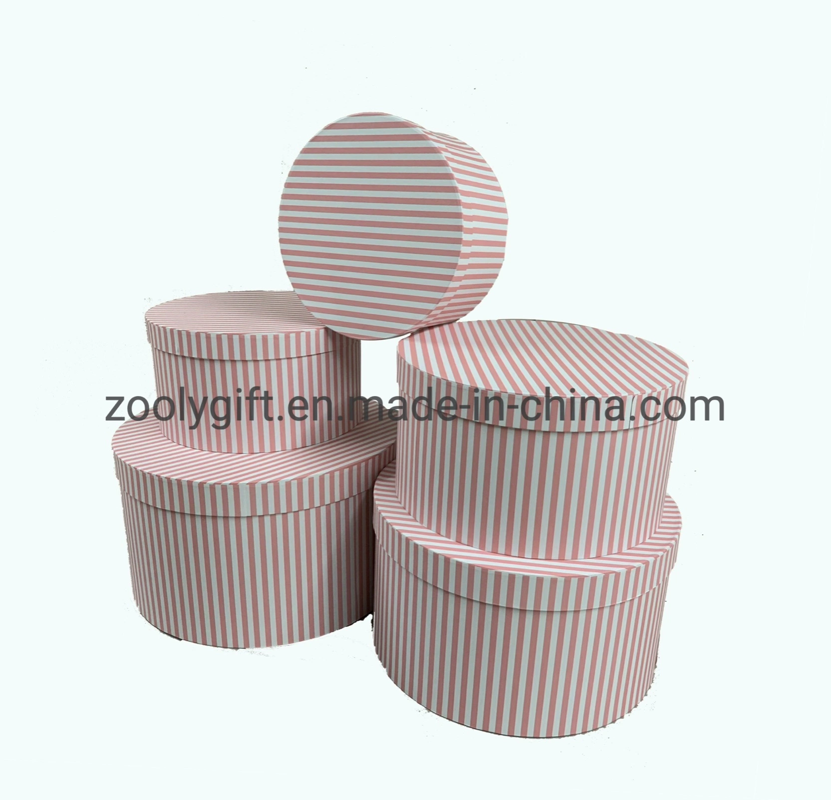 Custom &#160; Printing Paper Cardboard Gift Packing Round Boxes Home Decoration Round Storage Box