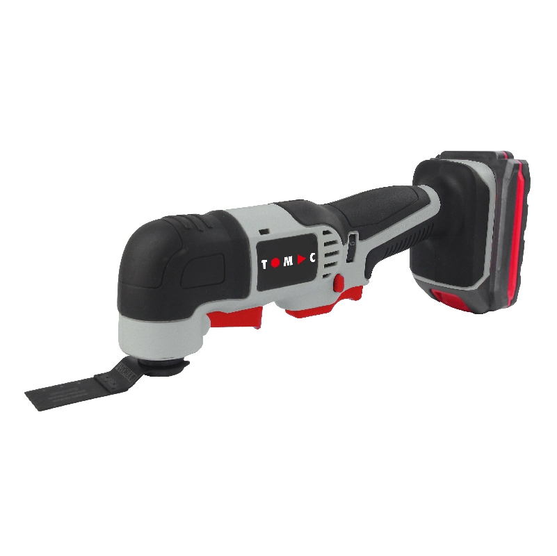 Tomac Battery Operated 20V Lithium Battery Rechargeable Cordless Oscillating Multi-Function Tool Power Tool