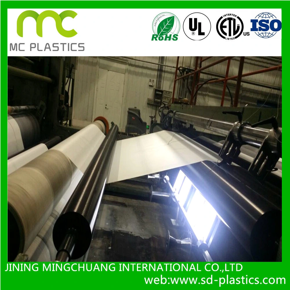 PVC Flexible/Flame-Retardant/Soft/Transparent/Colored Vinyl Film Meet Reach for Packaging, Tape, Construction and Flooring