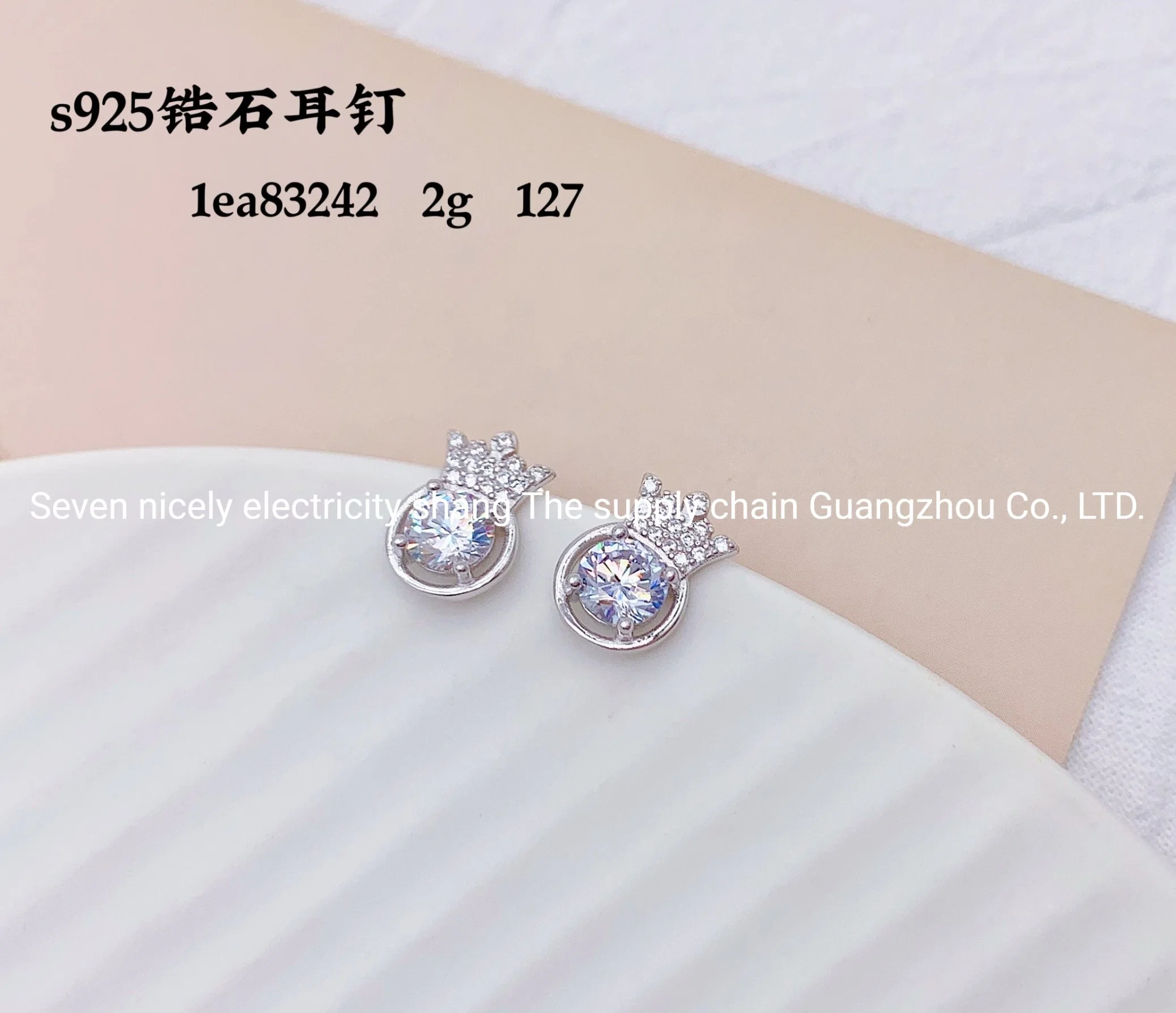 High quality/High cost performance 925 Sterling Silver Jewellery Hot Sale Fashion Design Women Earrings Accessories