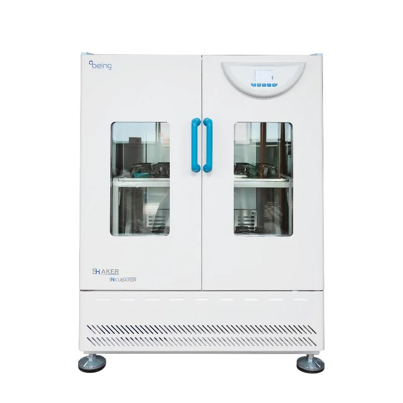 Laboratory Dual Door Floor Standing Vertical Shaking Incubator