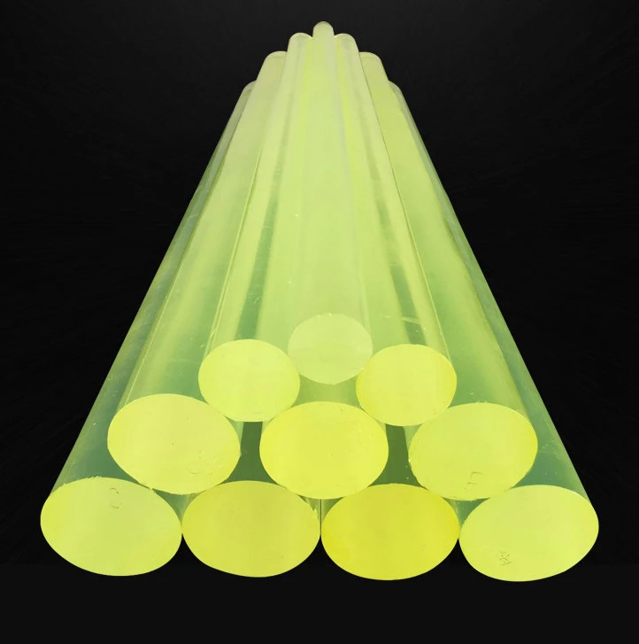 80-90shore a Light Yellow Polyurethane Rod, Polyurethane Bar, Polyurethane Seal