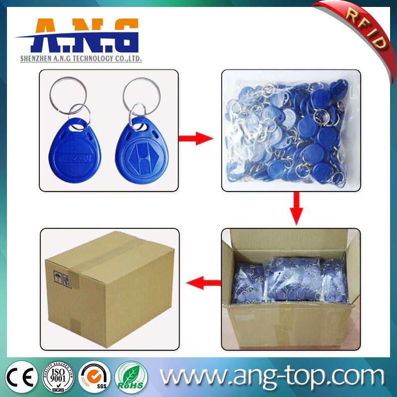 Tear Shape RFID Key Fob / Smart Card with Plastic Housings