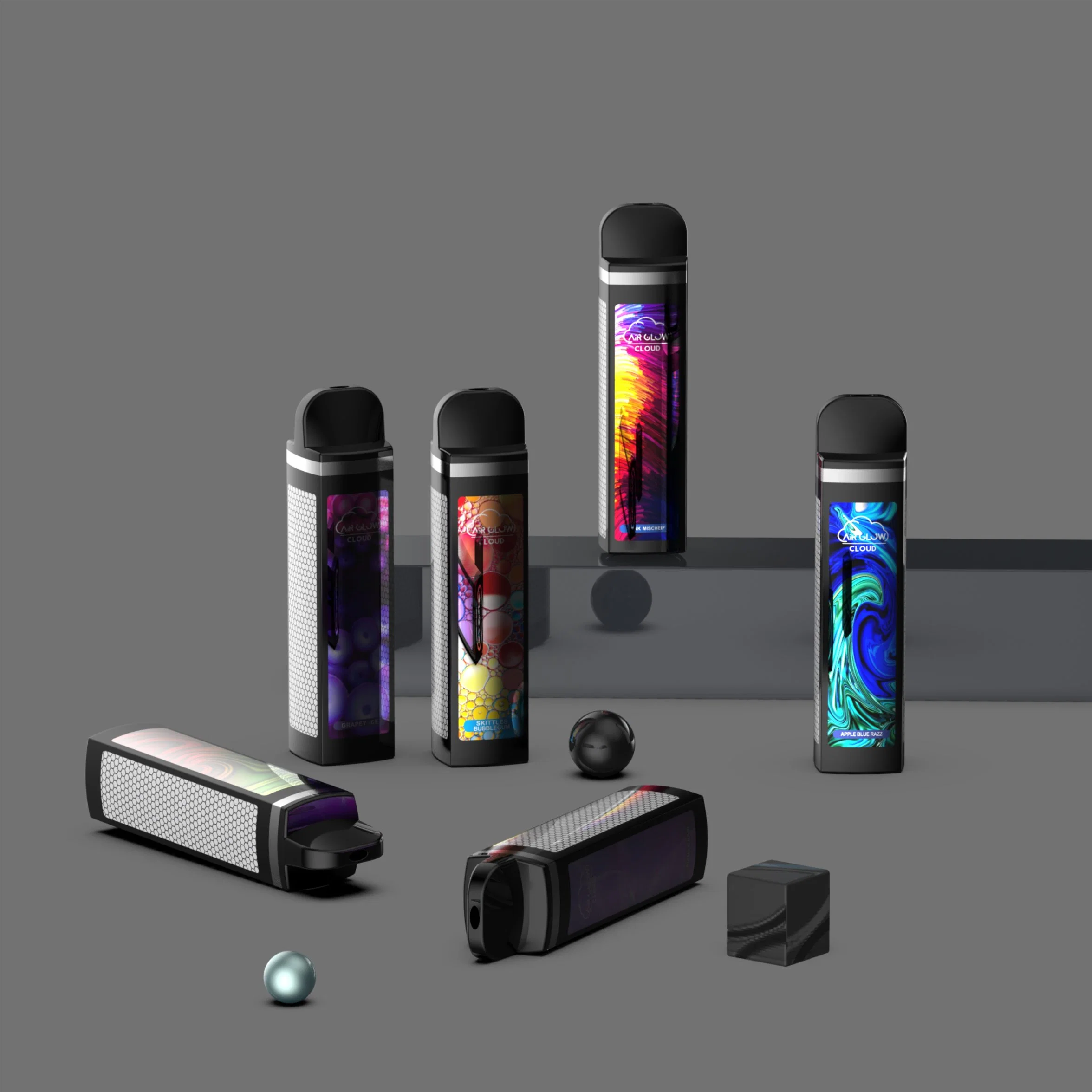 Vapor bouche jetable 6 ml 5000 puffs cassette rechargeable Ensemble de stylos 6% nicotine simple