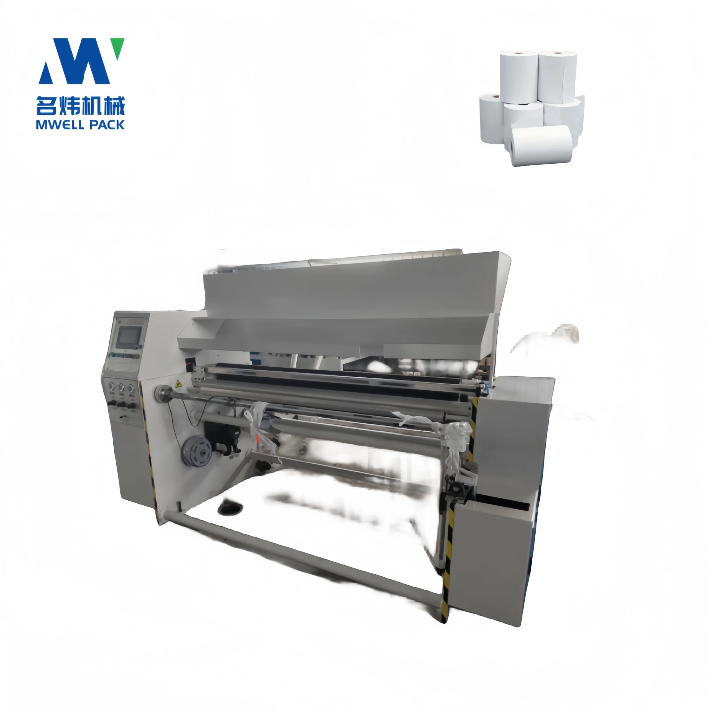 Self Adhesive Paper Label Stock Paper Laminated Film Flexible Packaging Film BOPP Pet Laminating Plastic Film High Speed Slitter Slitting Rewinding Machine