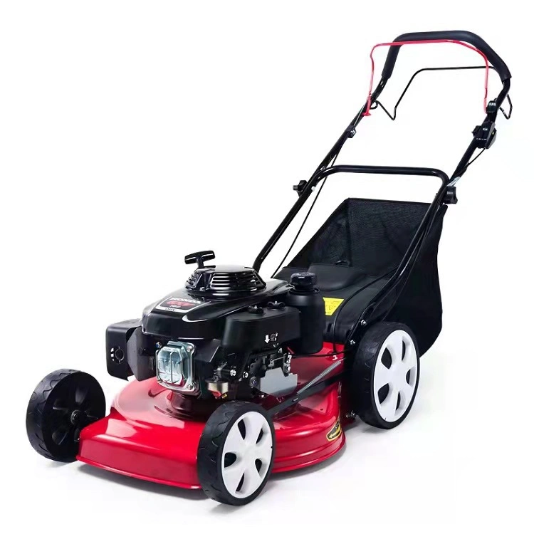 China Supply Gasoline Powered Petrol Lawn Mower Mover Power Lawnmower