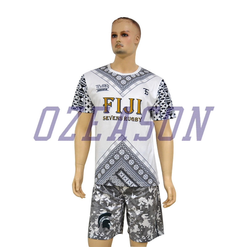 Custom Summer New Men Women Team Set Rugby Shirt Print Mesh Breathable All Color Rugby Jersey