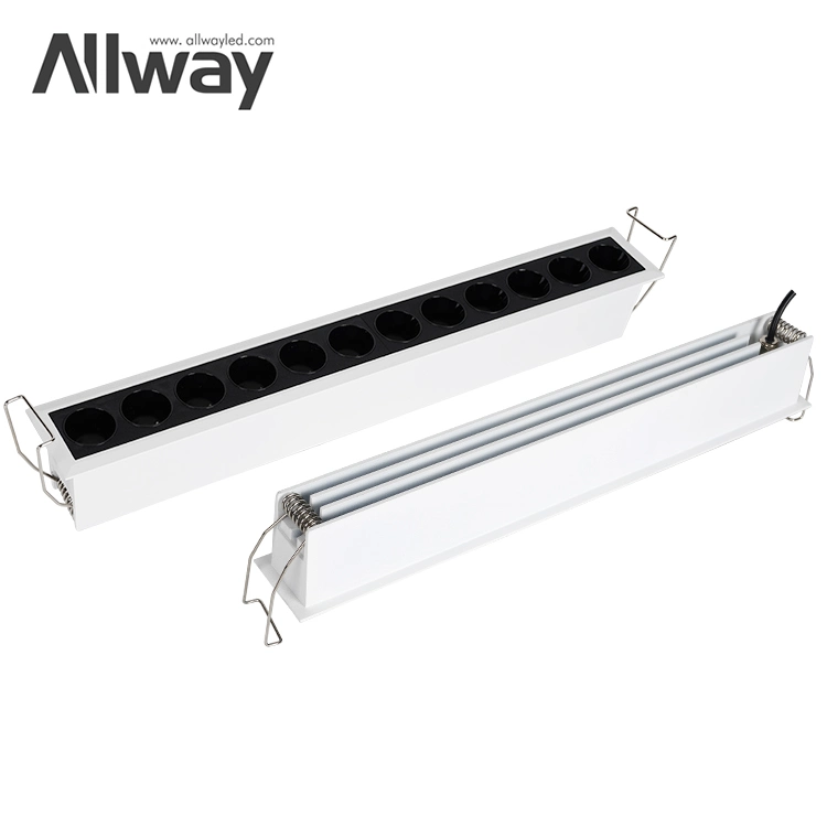 Allway Adjustable Indoor Waterproof IP54 Down Lamp 8 15 24 W LED Linear Down Lighting