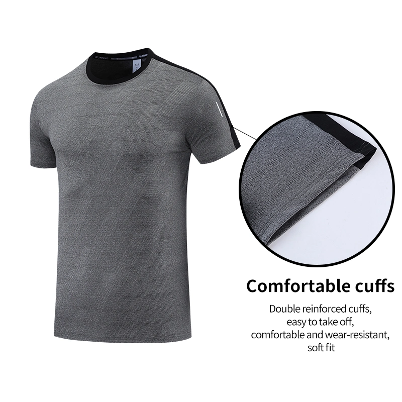 Wholesale/Supplier Custom Printing T Shirts O Neck Running Training Short Sleeve Men Tops Shirts