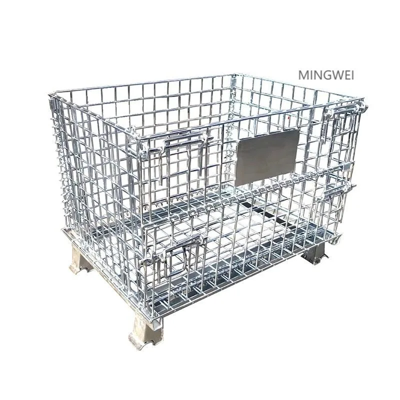 Mingwei Heavy Steel Large Capacity Cage Metal Cage Storage Container Metal Box