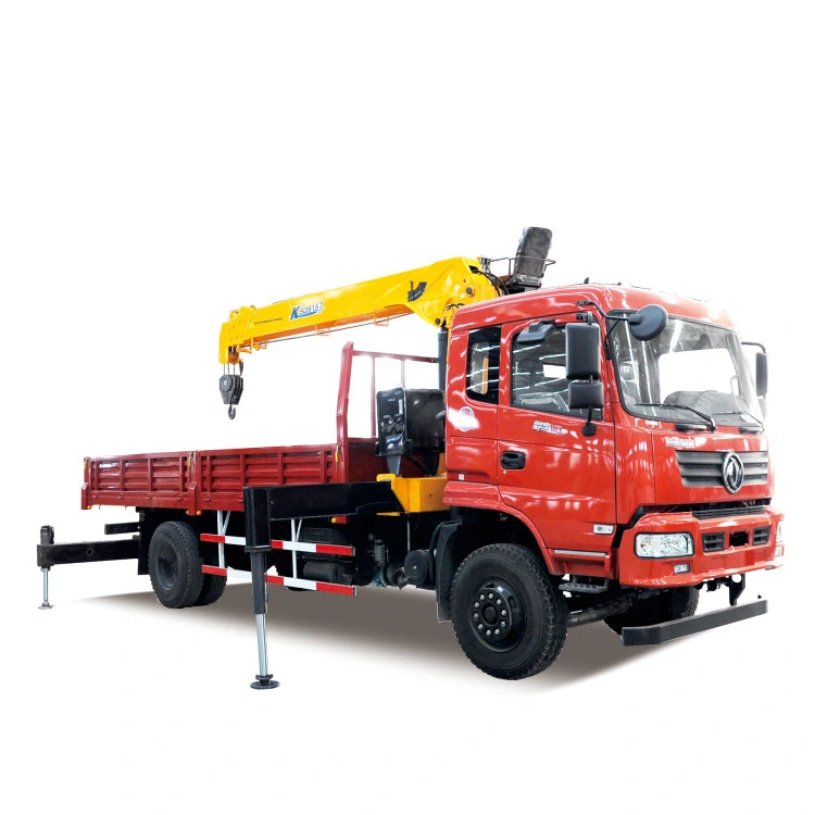 China Cheap Price Dongfeng 4X2 6.3 Ton Truck Mounted Crane Cargo Truck for Sale