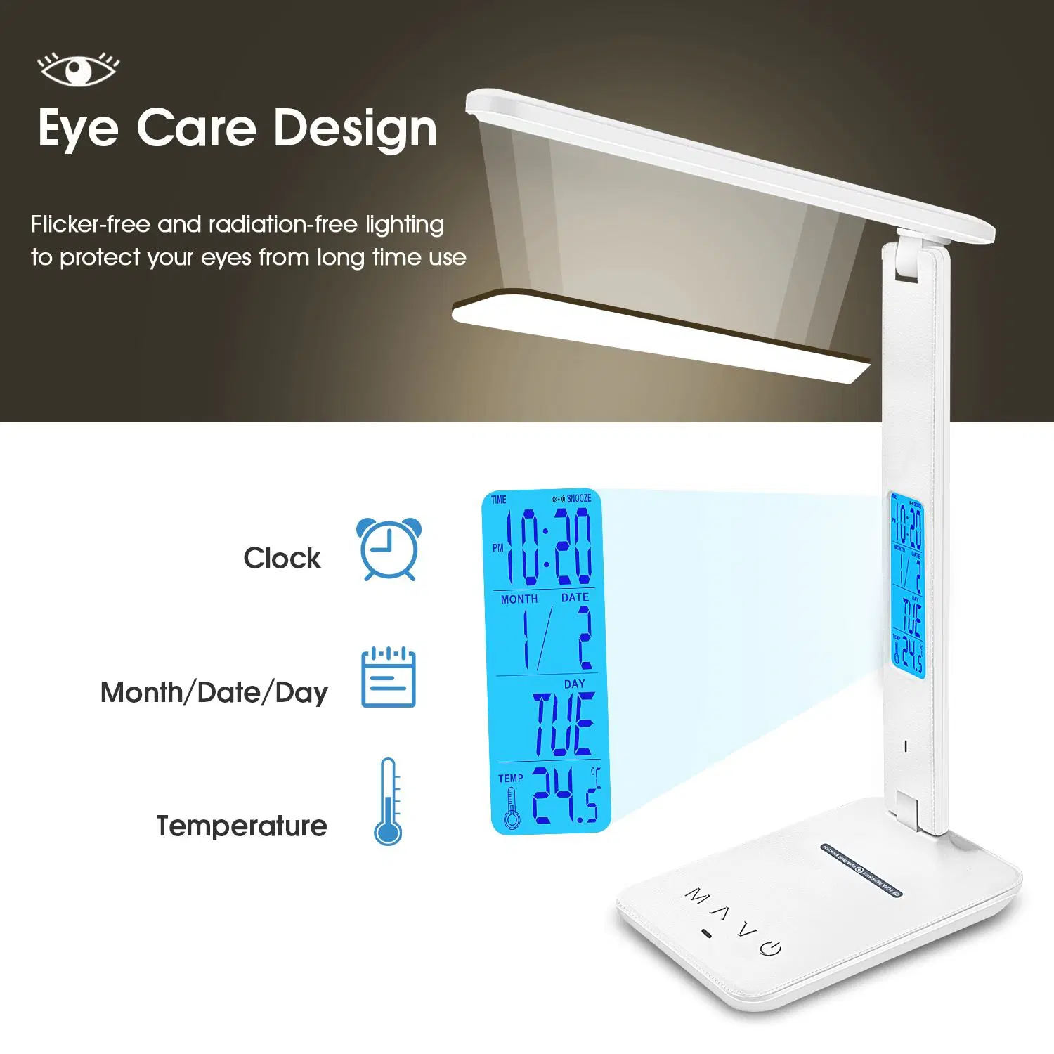 Smart Decorative Bedside Modern Home Touch Control Decorative LED Desk Lamp