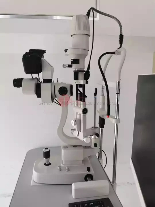 Proveedor de Equipos de oftalmología del Hospital de microscopio digital equipo oftalmológico con lámpara de hendidura con cámara HD