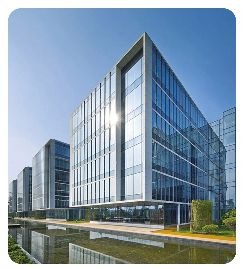 Aluminum Alloy Energy Saving Soundproof Reflective Low-E Insulated Glass Curtain Wall