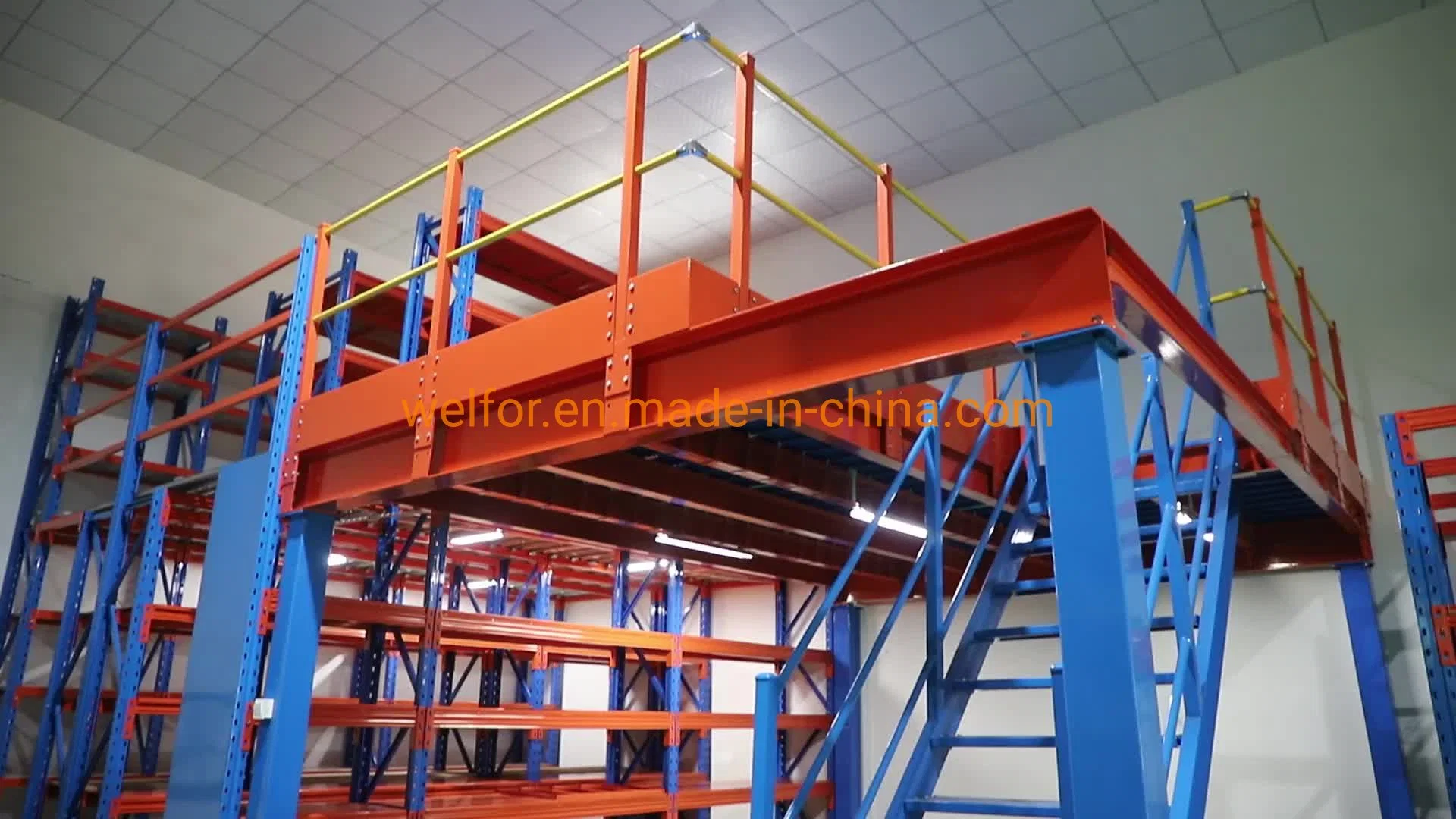 Manufacturer Offer CAD Drawing Steel Platform Structure Racking Floor Mezzanine