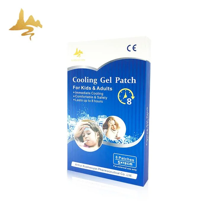 Homecare Essentials Product Disposable Blue Hydrogel Baby Cooling Gel Patch