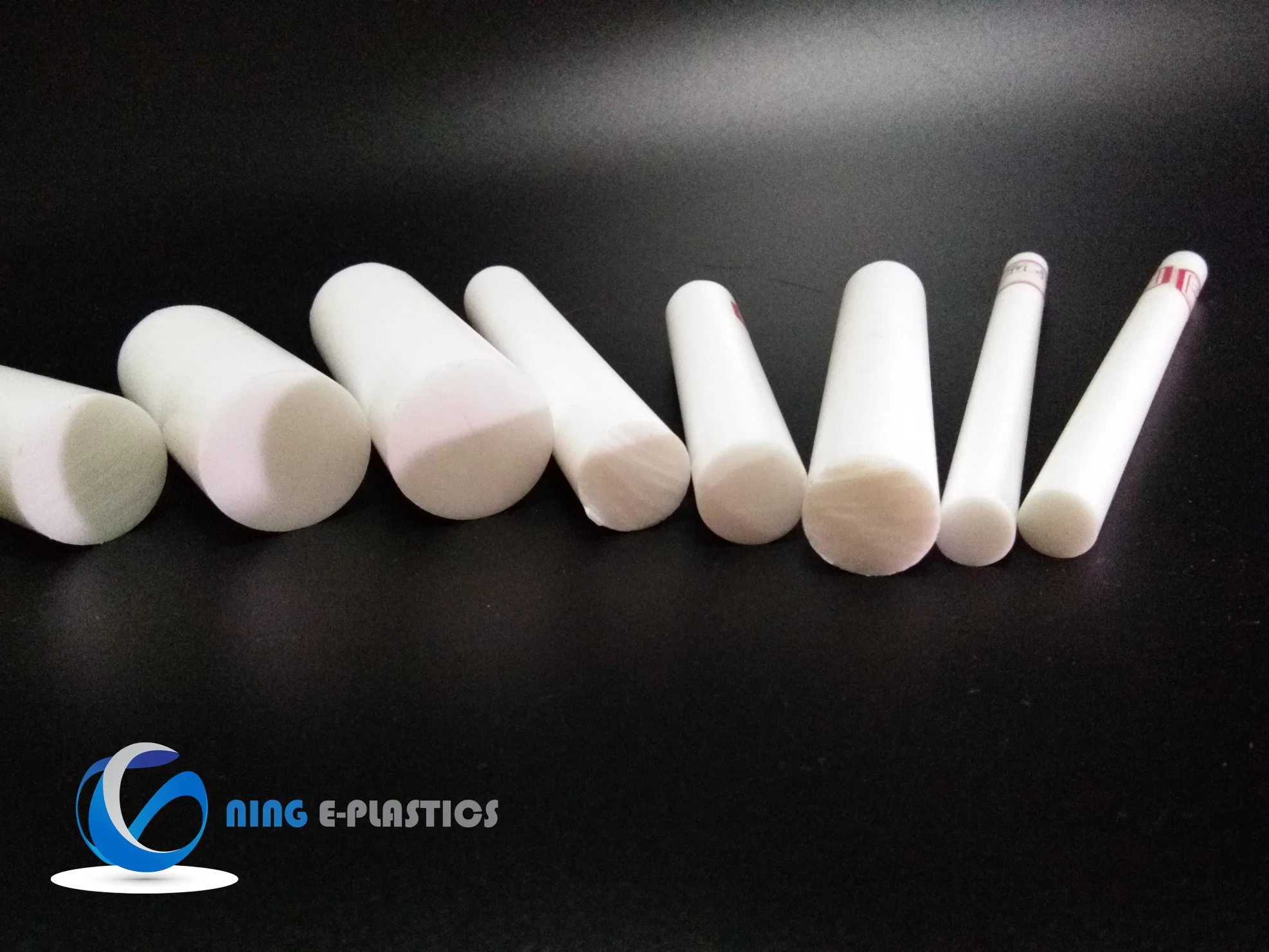 La alta calidad de color blanco puro Vástago de PTFE Teflon Barra redonda de cabeza redondeada PTFE tornillos M6, M8, M10 Los tornillos de PTFE