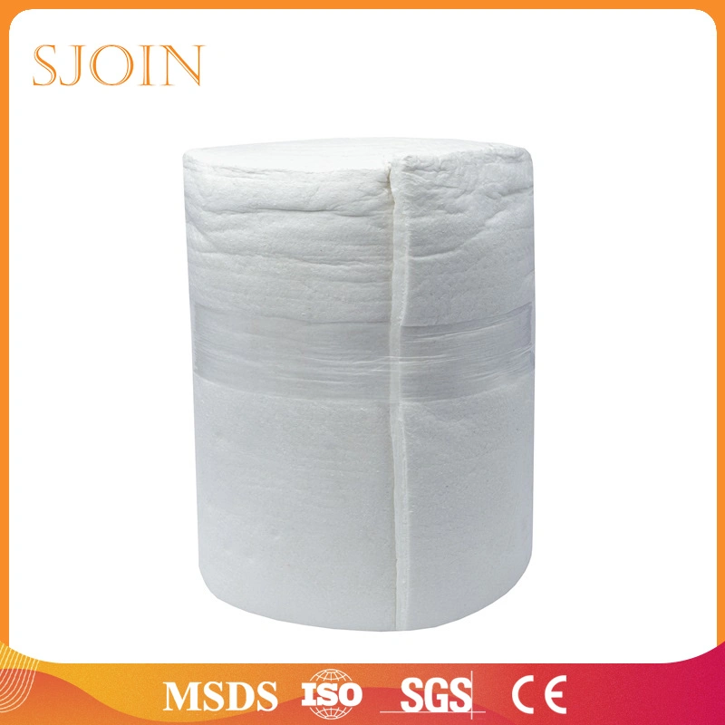 96/128kg/m3 de densidad de la fábrica China manta de fibra cerámica El Material de aislamiento térmico para el horno resistente al fuego, la temperatura 1.260 c 1430c aislamiento térmico.