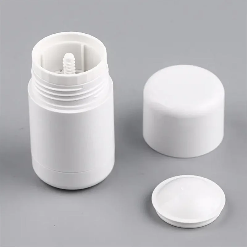 30g Cylindrical Empty Container Replaceable Deodorant Tube for Men and Women