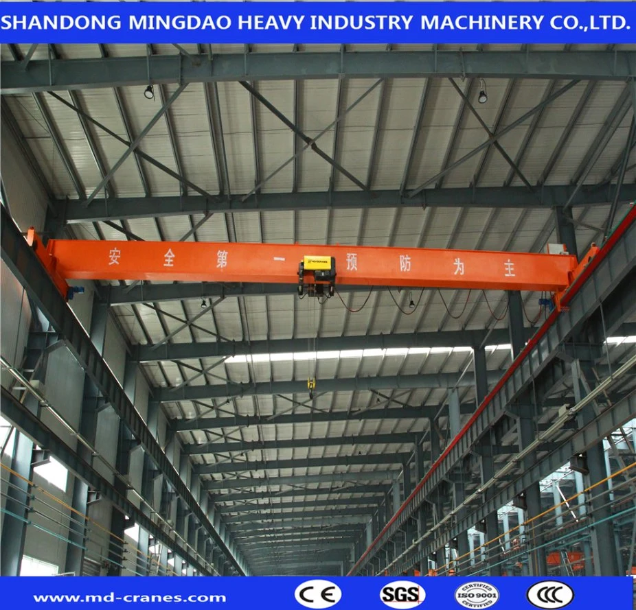 ISO/CE/SGS New Type 5t 15t 30t to 300t Capacity Construction Equipment Highest Work Class European Wire Rope Hoist Best Eot Single Girder Overhead Crane