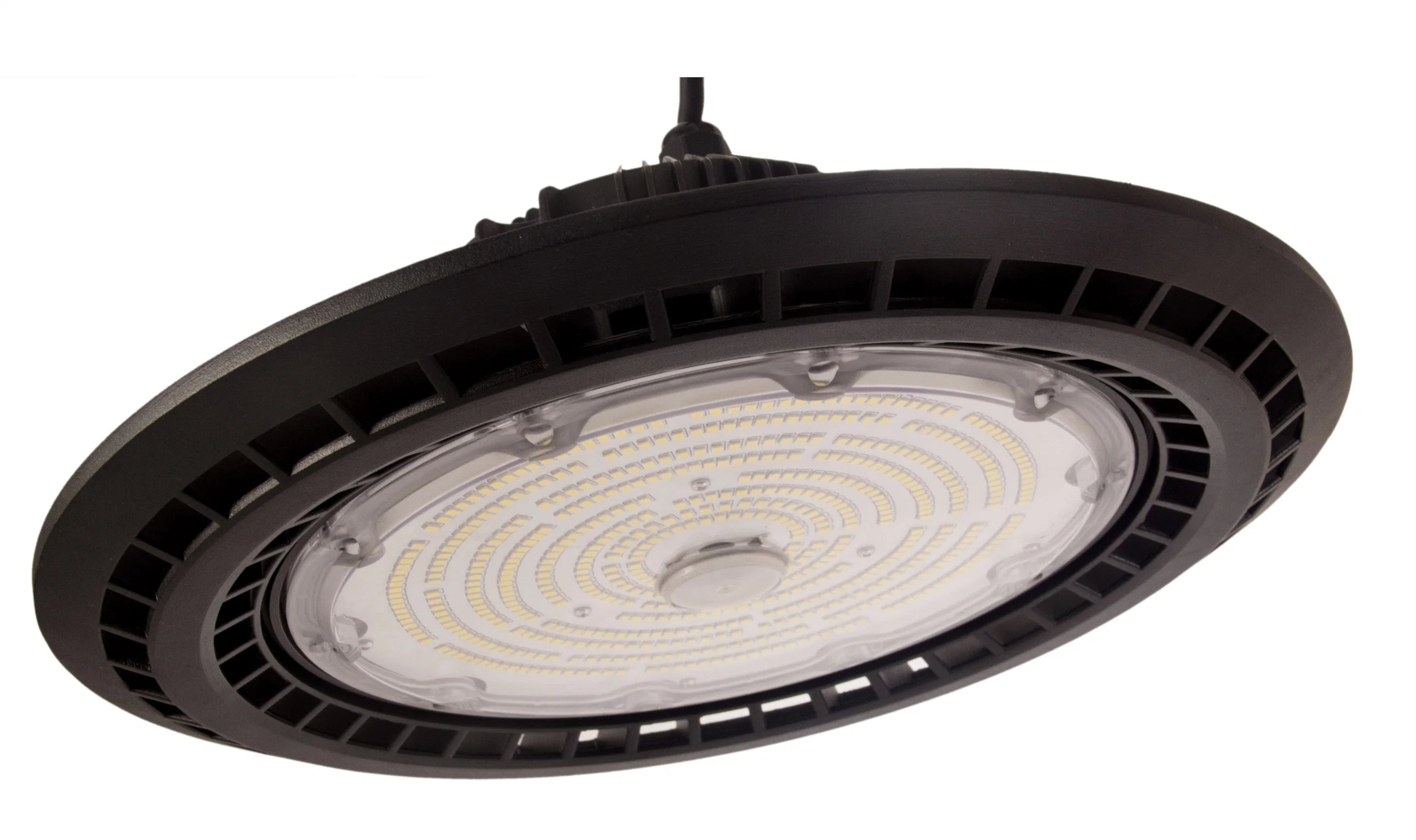 200lm/W UFO LED High Bay Light 5000K 90 Beam Angle IP66 100W Emergency Function LED Highbay Light