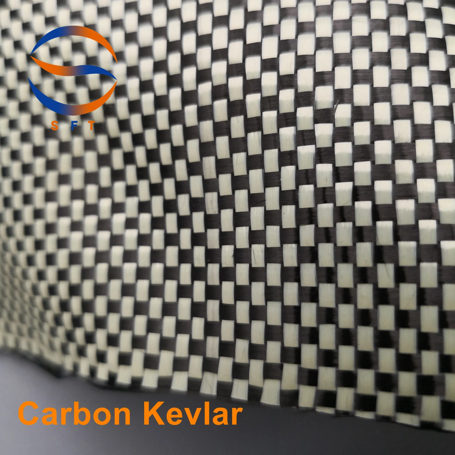 Twill Weave Customized Carbon Fiber Kevlar Fiber Hybrid Fabric