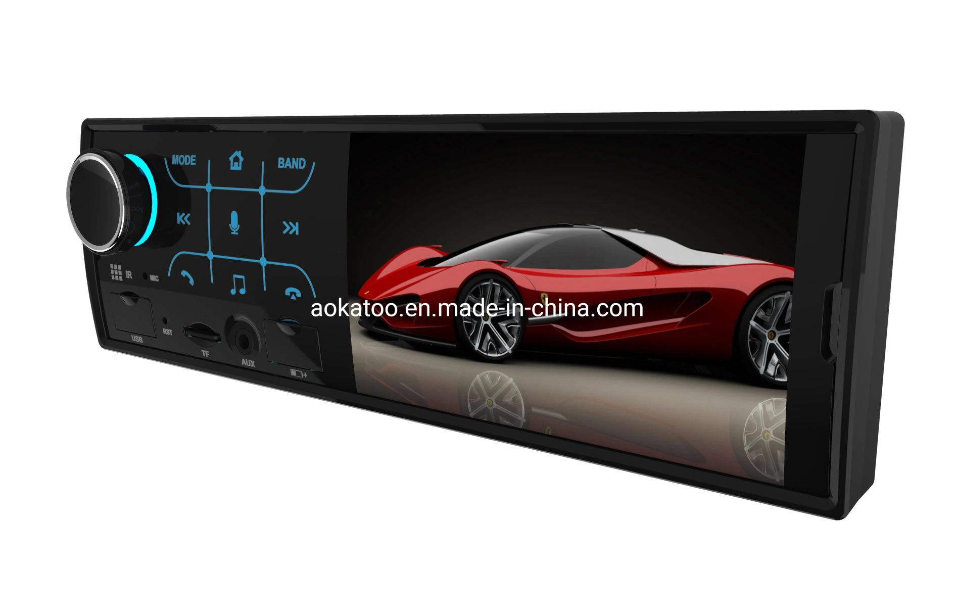 1 DIN Bluetooth Car espejo MP5, receptor digital multimedia