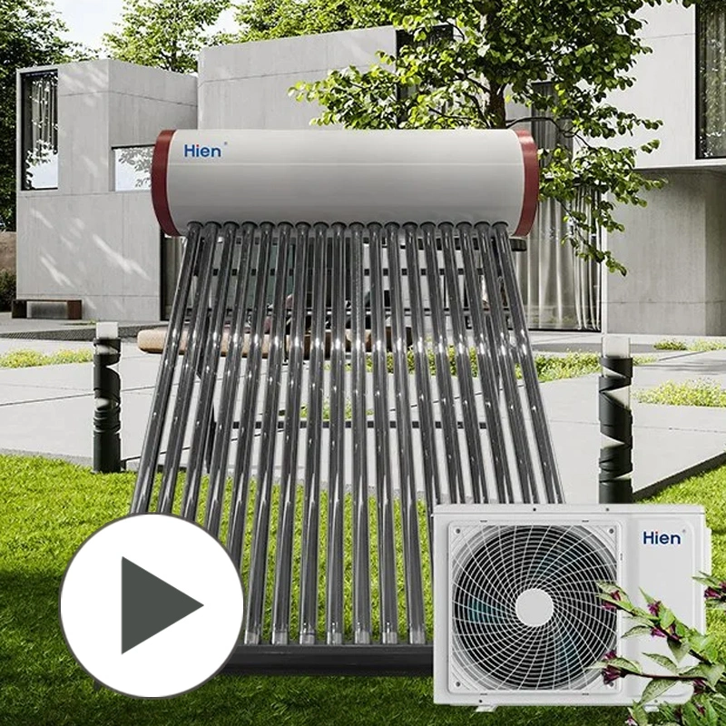 Alta eficiencia de los tubos de 18 tubos de vacío calentador de agua solar para el hogar