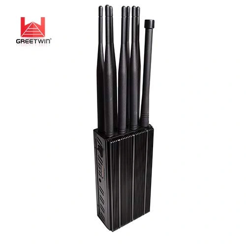 8antenas VHF UHF 2G 3G 4G de GPSL1-L5 Lojack señal WiFi jammer