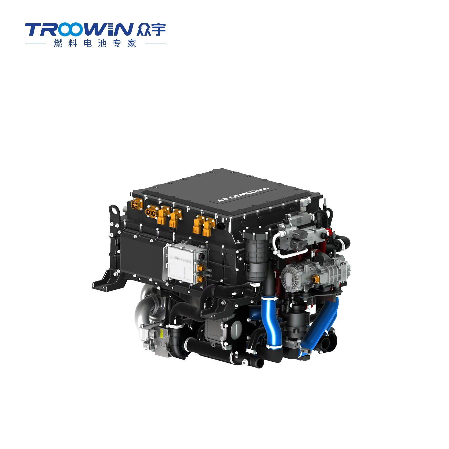 Hydrogen Fuel Cell Power Supply Engine 120kw Power for Big Size Commercial Vehicles